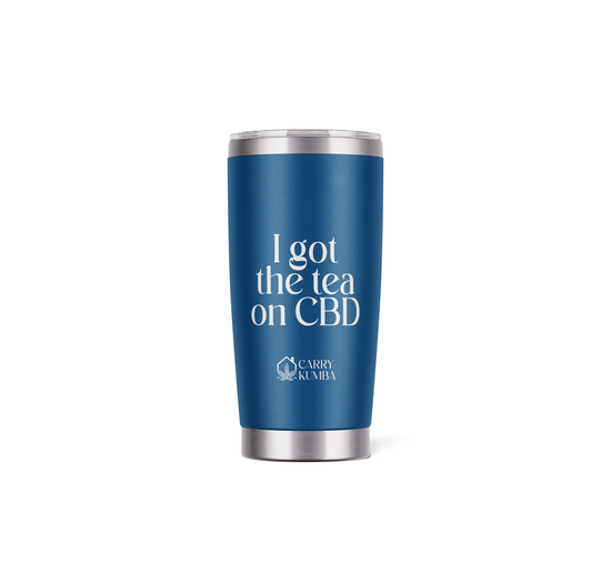 "I got the tea on CBD" Tumbler (Wholesale)